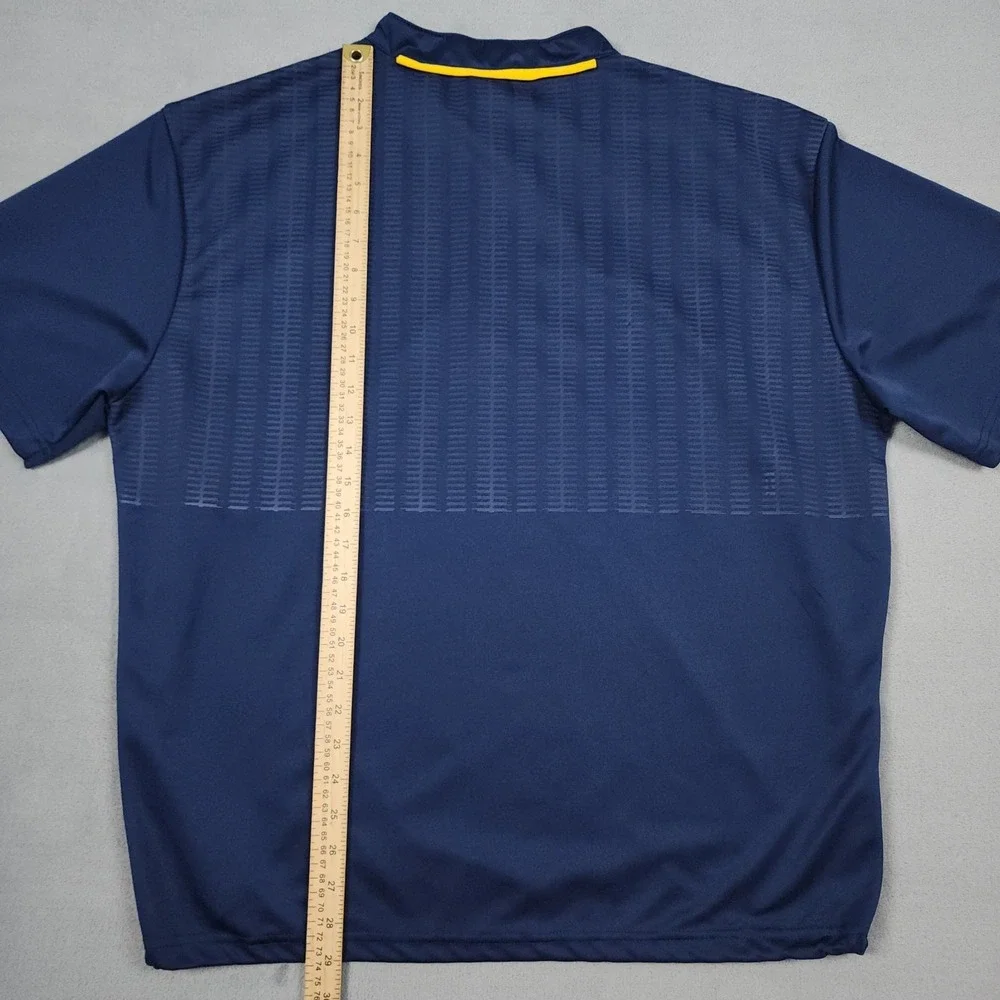 Milwaukee Brewers Batting Practice Jacket Mens XL Blue MLB Quarter Zip Orbis